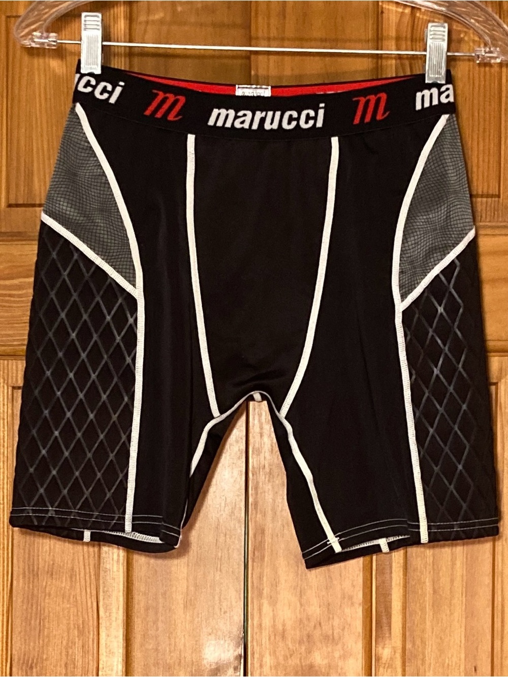 NWOT Marucci Padded Sliding Compression Shorts Baseball Black Men's M Medium